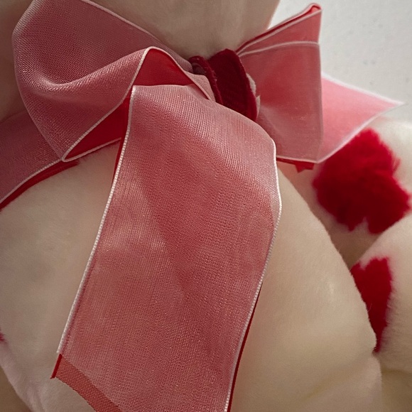 Vintage SNAKE Plush Stuffed Animal Commonwealth Hearts Coiled Valentine - Picture 12 of 16